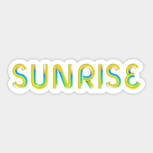 Sunrise Sticker